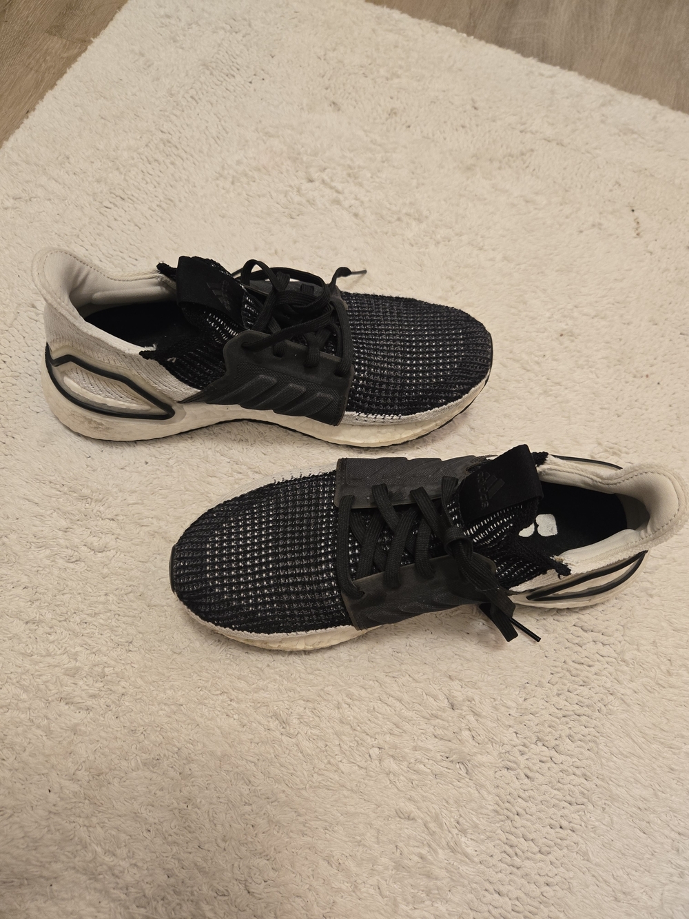 adidas Black and White Women's Athletic Running Shoes